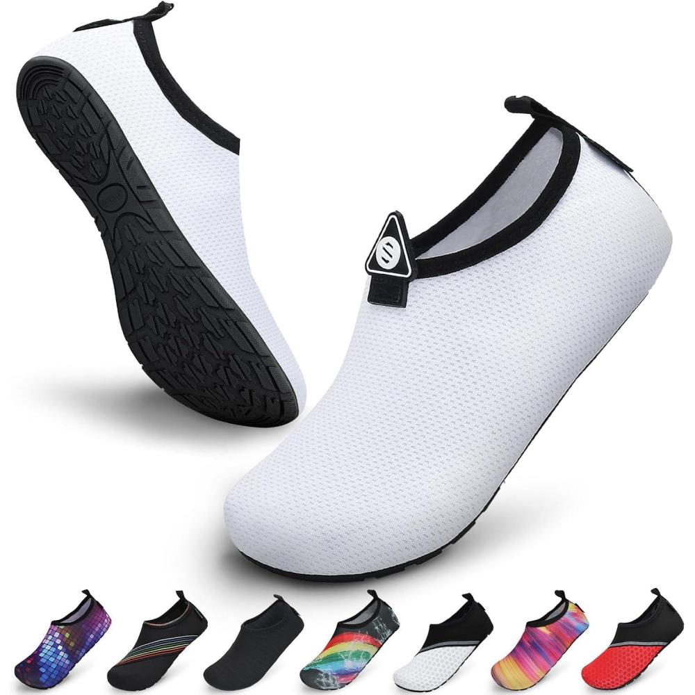 image:imageSAGUARO Chaussures pour Sport Aquatique Mixte AdulteBlanc Marguerite
