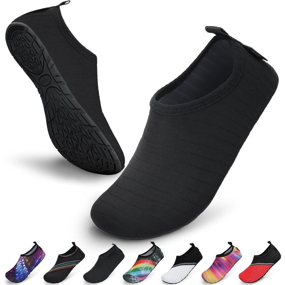 image:imageSAGUARO Chaussures pour Sport Aquatique  Mixte AdulteNoir de Jais