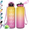 50oz-1500ml | Paille | Jaune + Rose