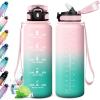 50oz-1500ml | Paille | Rose + Cyan