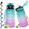 17oz-500ml | Paille | Vert + Rose Clair