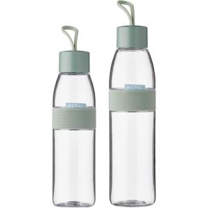 Mepal – Bouteille d&rsquo;Eau Ellipse – Bouteille d&rsquo;Eau Réutilisable – Bouteille Étanche pour Boissons Gazeuses – Sans BPA – 500 ml – Nordic blue(01. Nordic Sage)