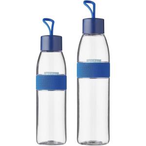 Mepal – Bouteille d&rsquo;Eau Ellipse – Bouteille d&rsquo;Eau Réutilisable – Bouteille Étanche pour Boissons Gazeuses – Sans BPA – 500 ml – Nordic blue(Bleu)