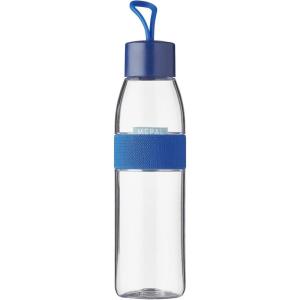Mepal – Bouteille d&rsquo;Eau Ellipse – Bouteille d&rsquo;Eau Réutilisable – Bouteille Étanche pour Boissons Gazeuses – Sans BPA – 500 ml – Nordic blue(Vivid Blue)
