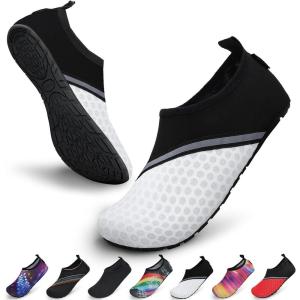 SAGUARO Chaussures pour Sport Aquatique – Mixte Adulte(Blanc)