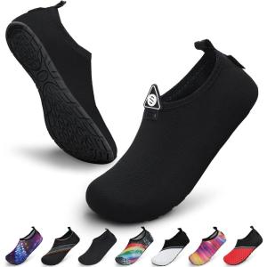 SAGUARO Chaussures pour Sport Aquatique – Mixte Adulte(Encre Noire)