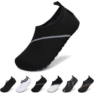 SAGUARO Chaussures pour Sport Aquatique – Mixte Adulte(Huile Noir)
