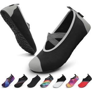 SAGUARO Chaussures pour Sport Aquatique – Mixte Adulte(Huile Noire)