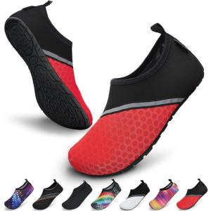 SAGUARO Chaussures pour Sport Aquatique – Mixte Adulte(Rouge)