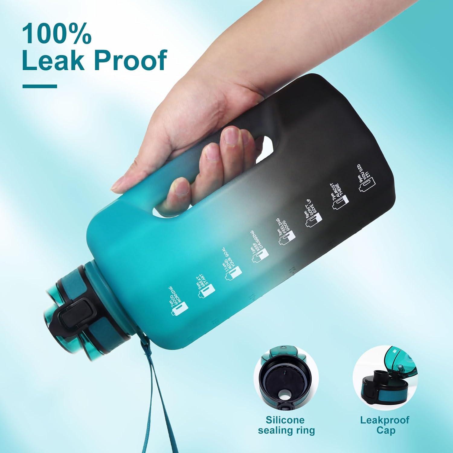 image:imageGEMFUL Grande bouteille deau de 22 litres avec poigne carafe deau de sport sans BPA pour salle de sport voyage camping vertnoirGreenBlack