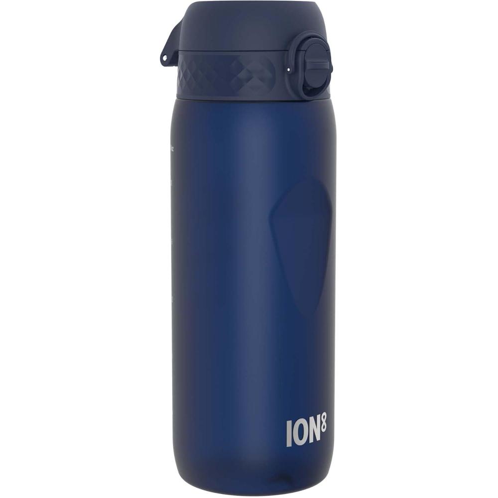 image:imageION8 Gourde 750 ml AntiFuite Sports Facile Ouvrir Verrouillage Scuris Lavable en Lavevaisselle Poigne de Transport Couvercle Rabattable Sans BPA Poigne ProfileBleu Marine