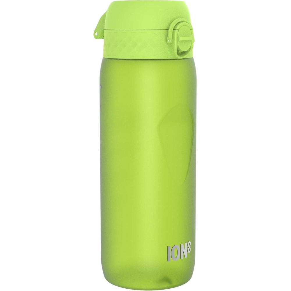 image:imageION8 Gourde 750 ml AntiFuite Sports Facile Ouvrir Verrouillage Scuris Lavable en Lavevaisselle Poigne de Transport Couvercle Rabattable Sans BPA Poigne ProfileVert