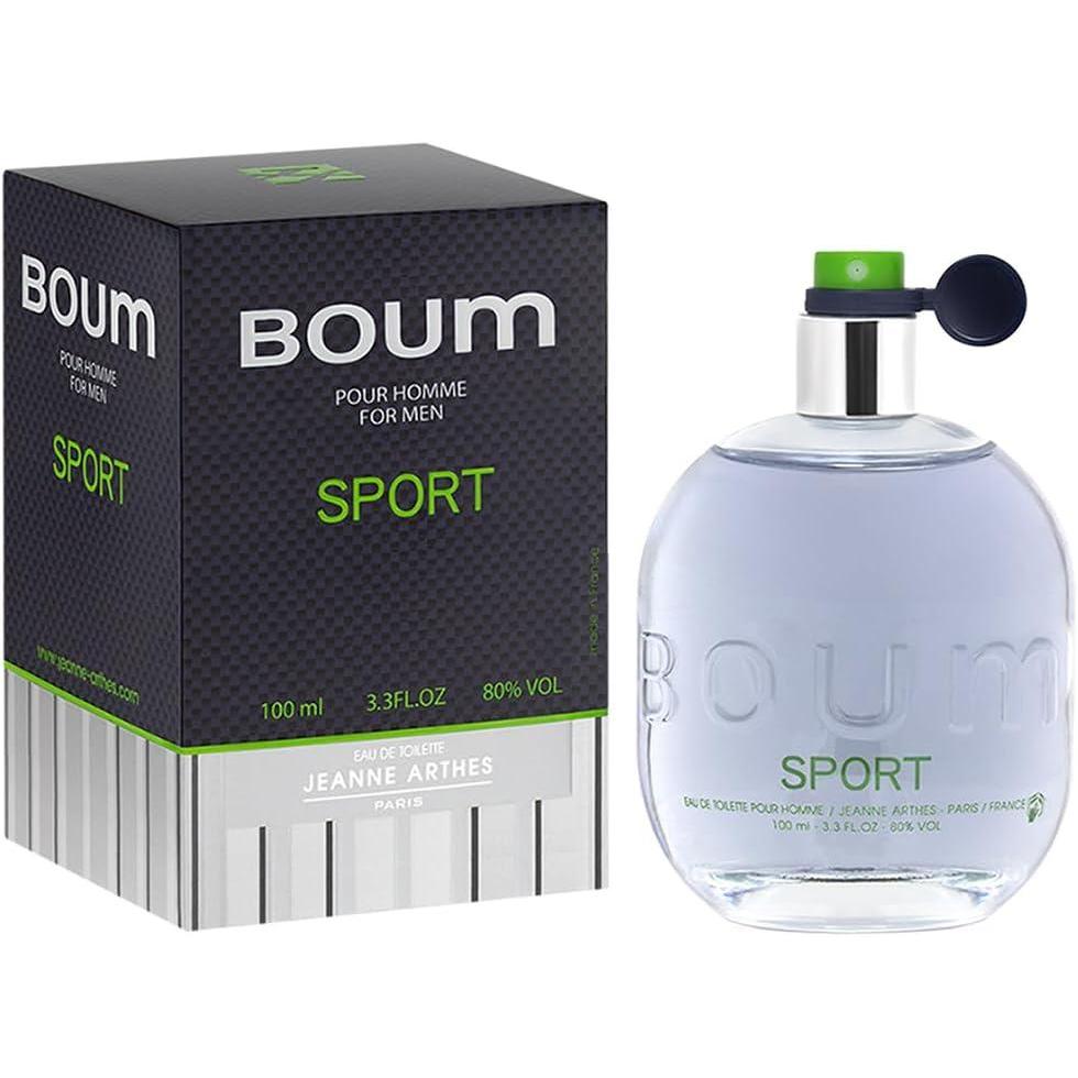 image:imageJEANNE ARTHES Parfum Homme Boum Sport Eau de toilette Flacon Vaporisateur 100 ml Fabriqu en France GrasseCdre Fve tonka