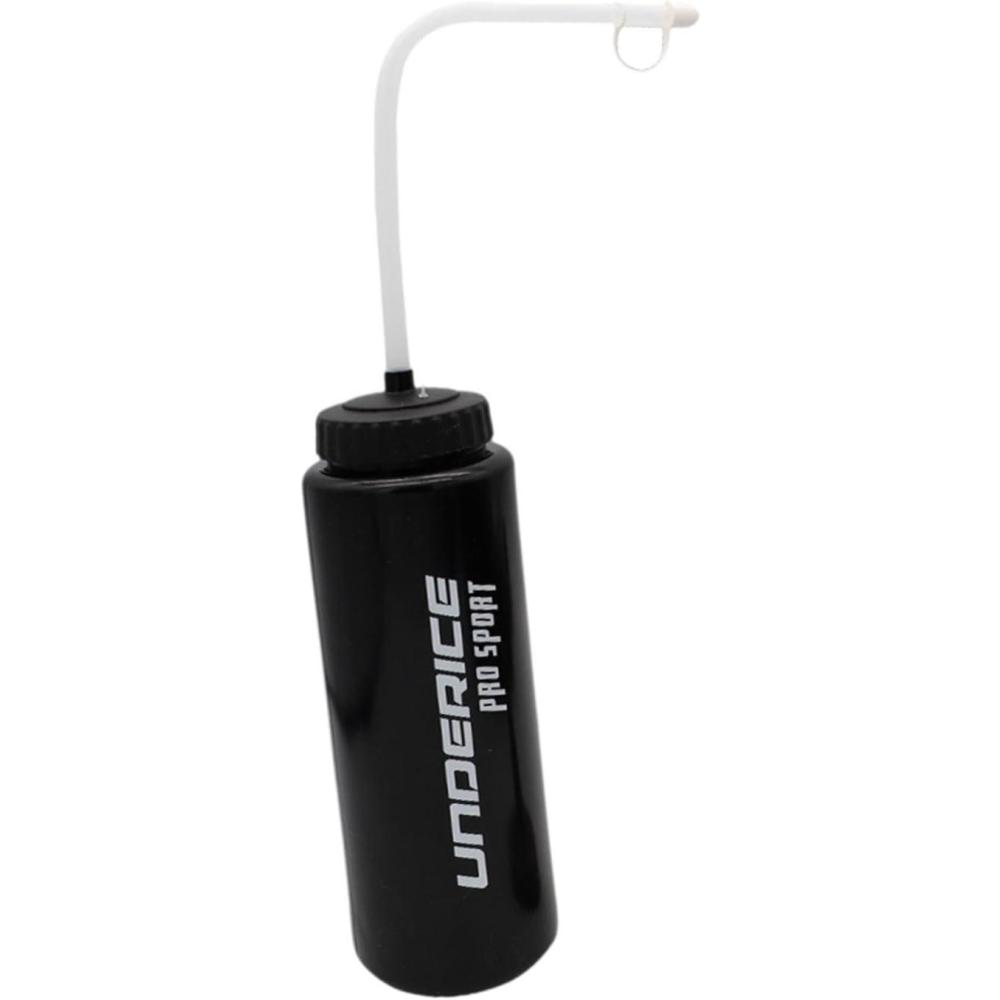 image:imageLOVIVER Bouteille dEau de Sport Bouteille Presser 1L Bouilloire avec Longue Paille Tasse dEau pour Course Pied Vlo Football Noir