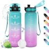 32oz-1000ml | Vert + Rose Clair