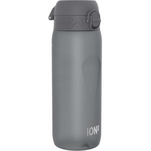 ION8 Gourde, 750 ml, Anti-Fuite, Sports, Facile à Ouvrir, Verrouillage Sécurisé, Lavable en Lave-vaisselle, Poignée de Transport, Couvercle Rabattable, Sans BPA, Poignée Profilée(Gris)