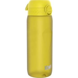 ION8 Gourde, 750 ml, Anti-Fuite, Sports, Facile à Ouvrir, Verrouillage Sécurisé, Lavable en Lave-vaisselle, Poignée de Transport, Couvercle Rabattable, Sans BPA, Poignée Profilée(Jaune)