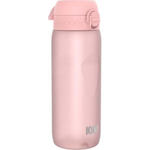 ION8 Gourde, 750 ml, Anti-Fuite, Sports, Facile à Ouvrir, Verrouillage Sécurisé, Lavable en Lave-vaisselle, Poignée de Transport, Couvercle Rabattable, Sans BPA, Poignée Profilée(Rose Clair)