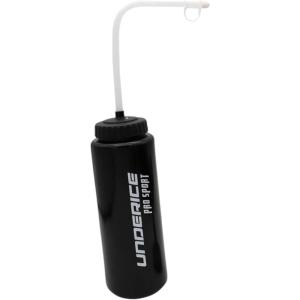 LOVIVER Bouteille d&rsquo;Eau de Sport, Bouteille à Presser 1L, Bouilloire avec Longue Paille, Tasse d&rsquo;Eau pour Course à Pied, Vélo, Football, Noir