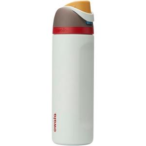 Owala FreeSip gourde isotherme en inox avec paille et couvercle, 710 ml – sans BPA, garde frais pendant 24 heures pour le sport et les voyages, Foggy Tide(Boneyard)