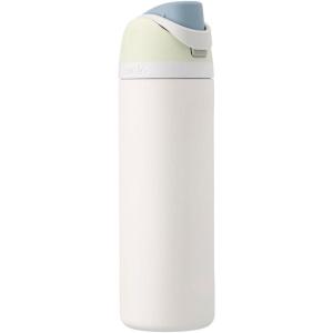 Owala FreeSip gourde isotherme en inox avec paille et couvercle, 710 ml – sans BPA, garde frais pendant 24 heures pour le sport et les voyages, Foggy Tide(Iced Breeze)
