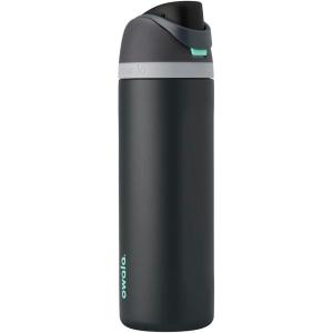 Owala FreeSip gourde isotherme en inox avec paille et couvercle, 710 ml – sans BPA, garde frais pendant 24 heures pour le sport et les voyages, Foggy Tide(Foggy Tide)