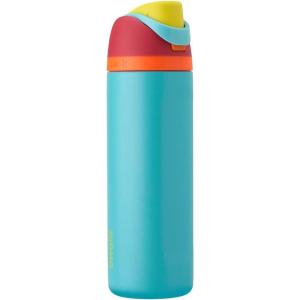 Owala FreeSip gourde isotherme en inox avec paille et couvercle, 710 ml – sans BPA, garde frais pendant 24 heures pour le sport et les voyages, Foggy Tide(Summer Sweetness)