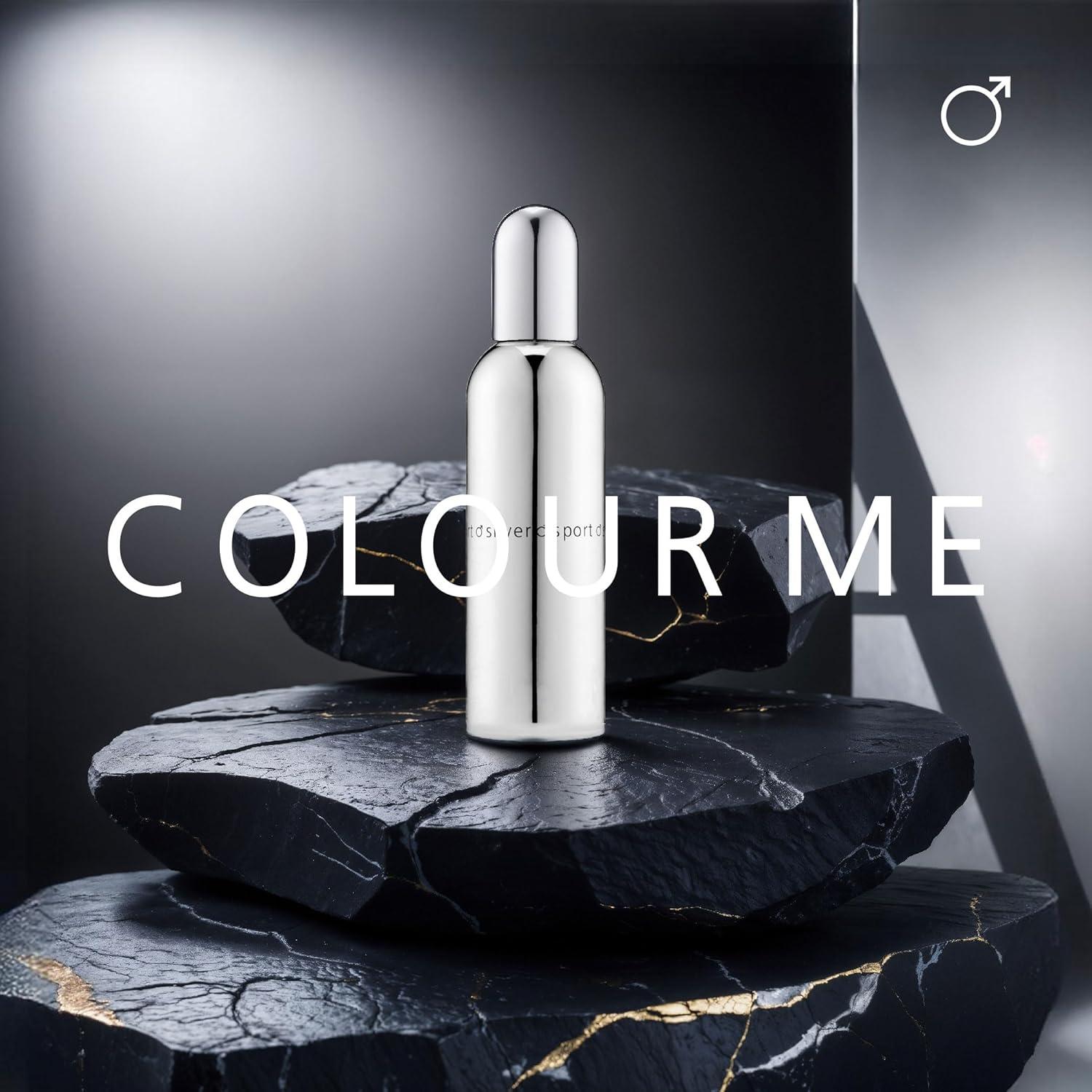 image:imageCOLOUR ME Silver Sport Parfum pour homme Eau de parfum pour homme 100 ml Parfum de luxe100 ML