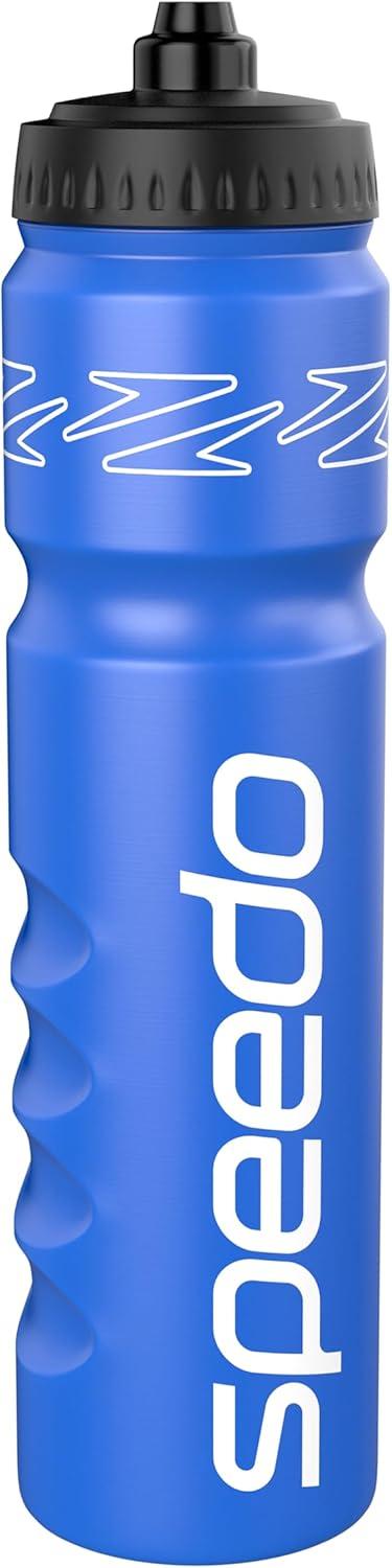 image:imageSpeedo Bouteille deau de 1 litre Design ergonomique transparentnoir taille uniqueBondi BleuBlanc