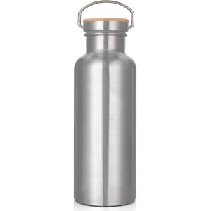 Gourde en Acier Inoxydable 1L, Gourde Sport, Bouteille d&rsquo;eau en métal résistante aux fuites sans BPA pour Sport, Gym, Voyage, Camping(Double Paroi – 750 Ml)