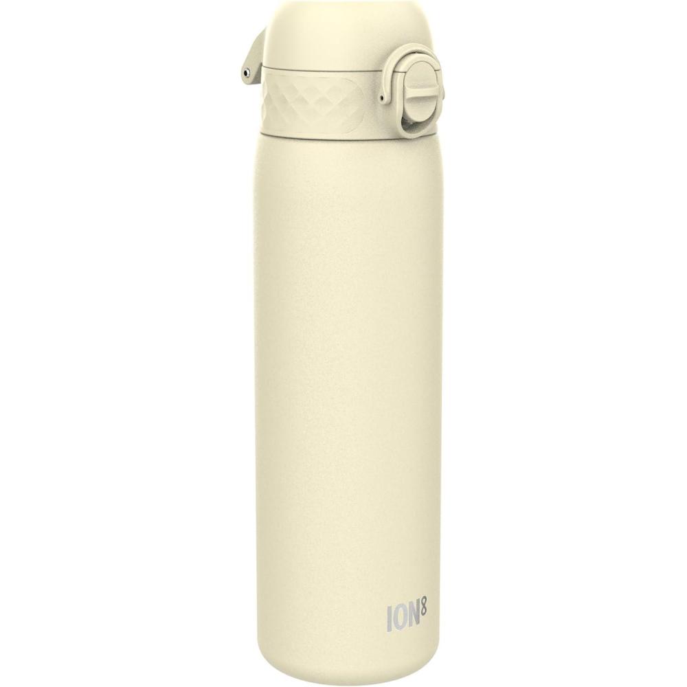 image:imageION8 Gourde Inox Lger 600ml Non Isol AntiFuite Facile Ouvrir Verrouillage Scuris Lavable au LaveVaisselle Poigne de Transport Durable Acier Inoxydable BleuBlanc Crmeux