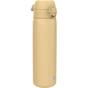 ION8 Gourde Inox Léger, 600ml, Non Isolé, Anti-Fuite, Facile à Ouvrir, Verrouillage Sécurisé, Lavable au Lave-Vaisselle, Poignée de Transport, Durable, Acier Inoxydable, Bleu(Désert)
