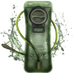 flintronic Poche Hydratation, 2L Poche à Eau, Réservoir d&rsquo;eau de Sport sans BPA, Sacs D&rsquo;hydratation Portable pour la Randonnée Camping Cyclisme(Vert)