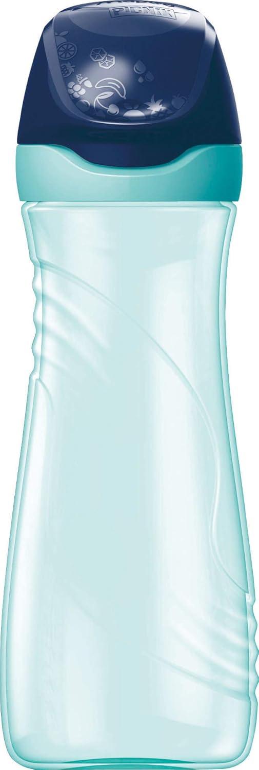 image:imageMaped Picnik Origins Gourde pour Enfants avec Capuchon de Protection Systme AntiGouttes et Etanche en Plastique Sans BPA Rose 430mlBleu
