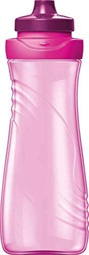 image:imageMaped Picnik Origins Gourde pour Enfants avec Capuchon de Protection Systme AntiGouttes et Etanche en Plastique Sans BPA Rose 430mlRose