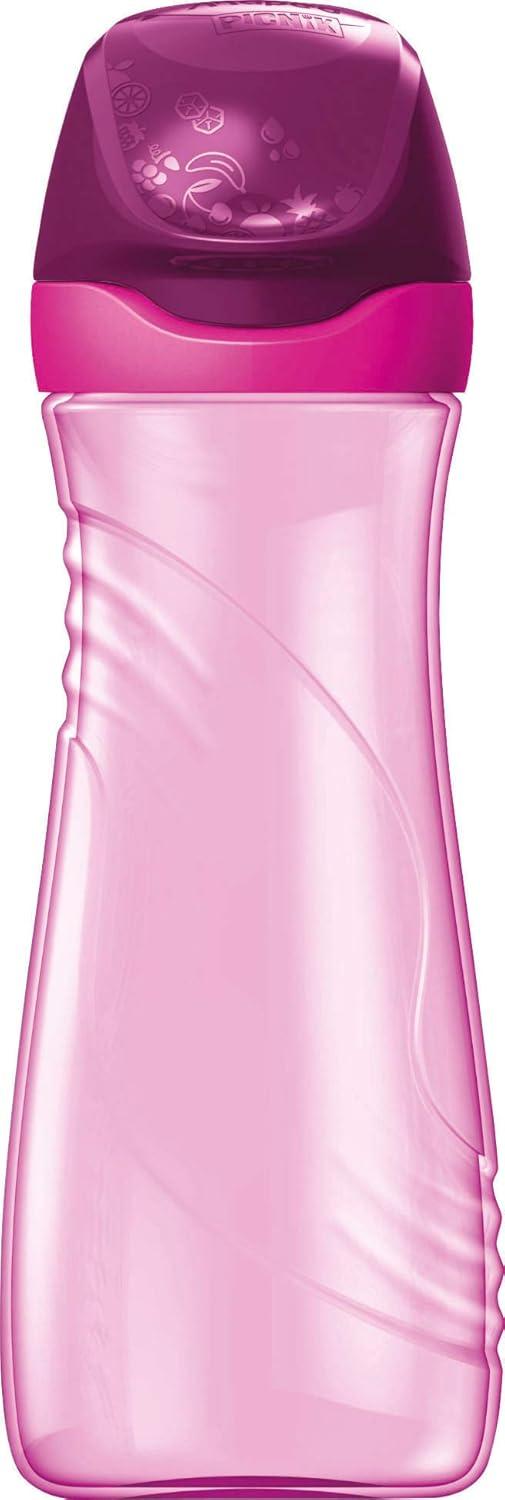 image:imageMaped Picnik Origins Gourde pour Enfants avec Capuchon de Protection Systme AntiGouttes et Etanche en Plastique Sans BPA Rose 430mlRose
