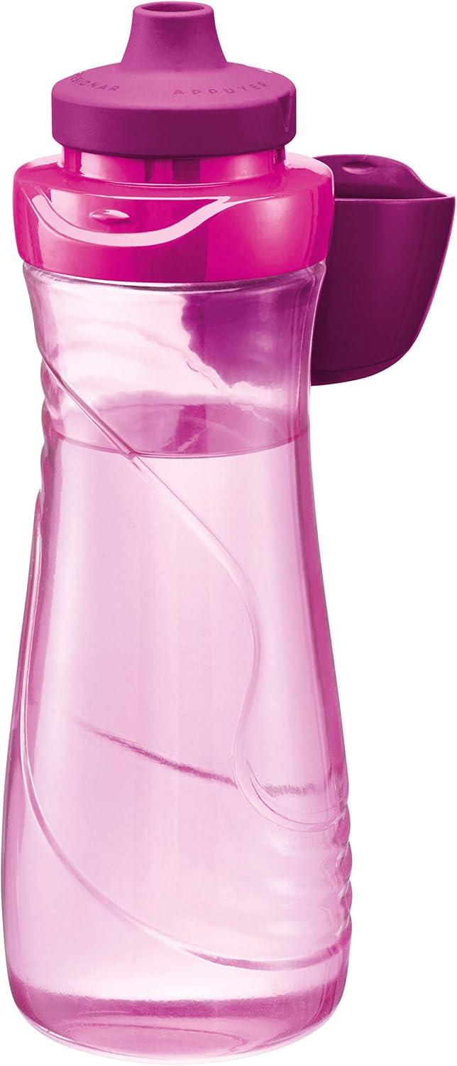 image:imageMaped Picnik Origins Gourde pour Enfants avec Capuchon de Protection Systme AntiGouttes et Etanche en Plastique Sans BPA Rose 430mlRose