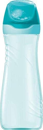 image:imageMaped Picnik Origins Gourde pour Enfants avec Capuchon de Protection Systme AntiGouttes et Etanche en Plastique Sans BPA Rose 430mlTurquoise