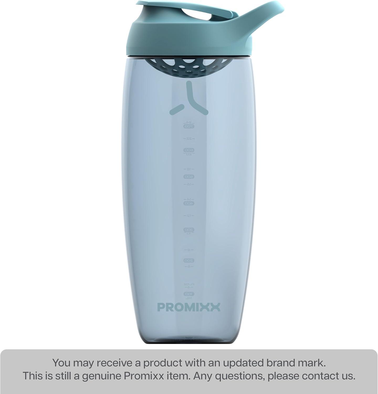 image:imagePromixx PURSUIT bouteille shaker de protines de qualit suprieure pour shakes complmentaires facile nettoyer et durable 950 ml Bleu NuitBleu Ocan Calme