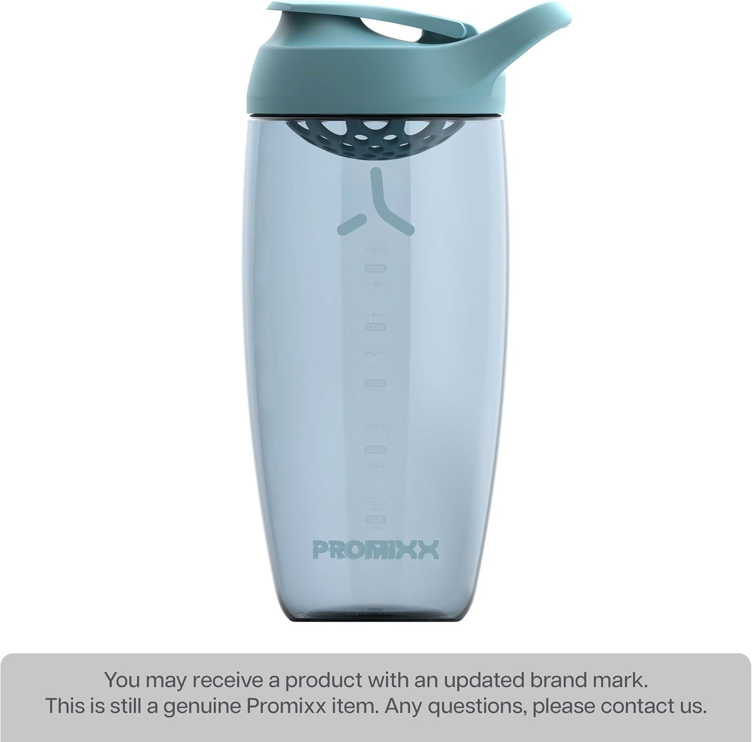 image:imagePromixx PURSUIT bouteille shaker de protines de qualit suprieure pour shakes complmentaires facile nettoyer et durable 950 ml Bleu NuitBleu Ocan Calme