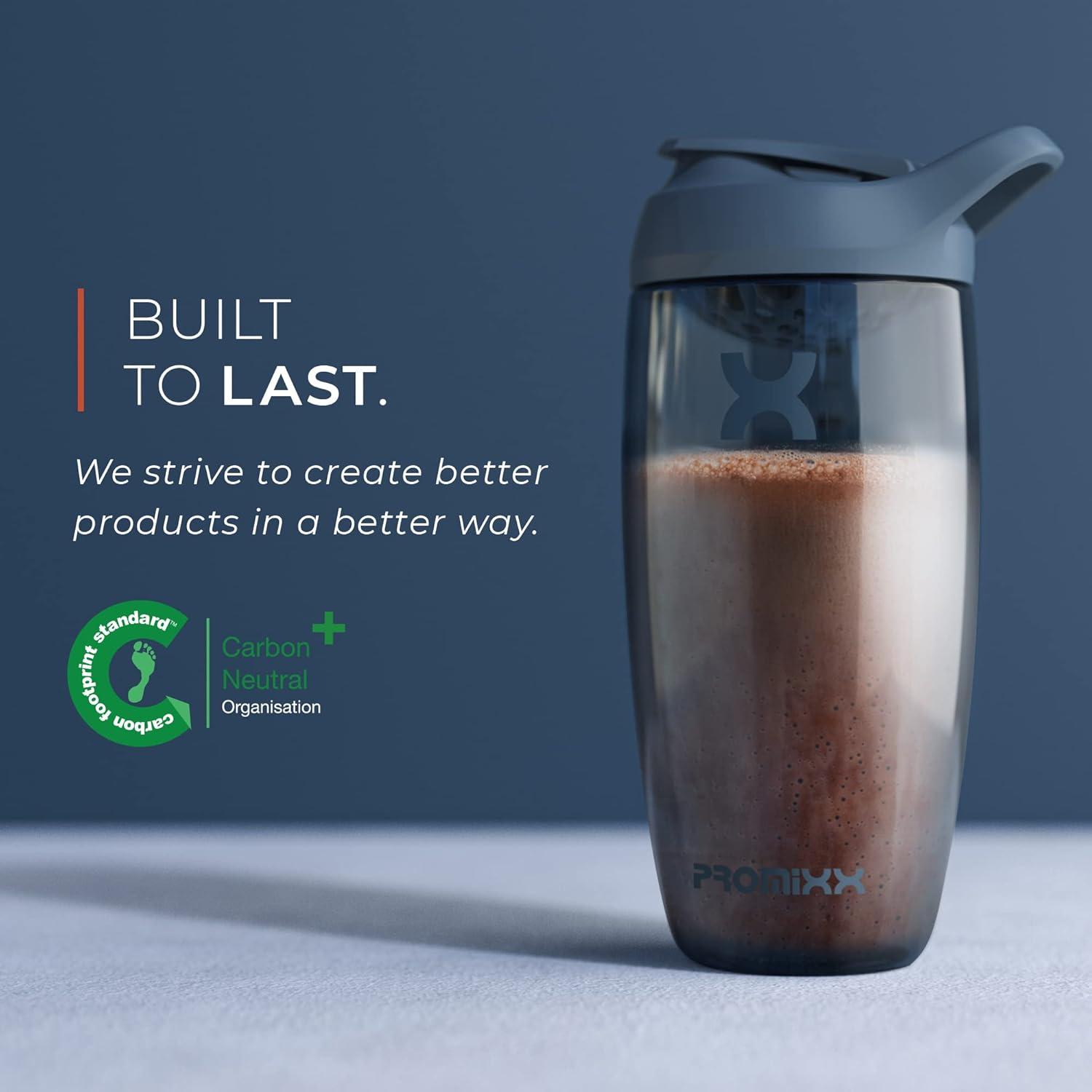 image:imagePromixx PURSUIT bouteille shaker de protines de qualit suprieure pour shakes complmentaires facile nettoyer et durable 950 ml Bleu NuitBleu Ocan Calme