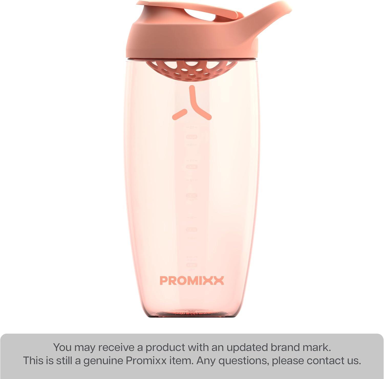 image:imagePromixx PURSUIT bouteille shaker de protines de qualit suprieure pour shakes complmentaires facile nettoyer et durable 950 ml Bleu NuitCorail