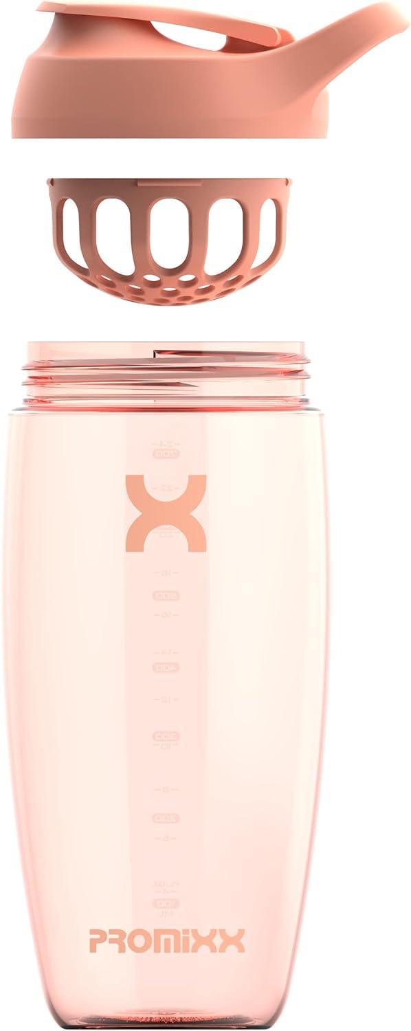 image:imagePromixx PURSUIT bouteille shaker de protines de qualit suprieure pour shakes complmentaires facile nettoyer et durable 950 ml Bleu NuitCorail