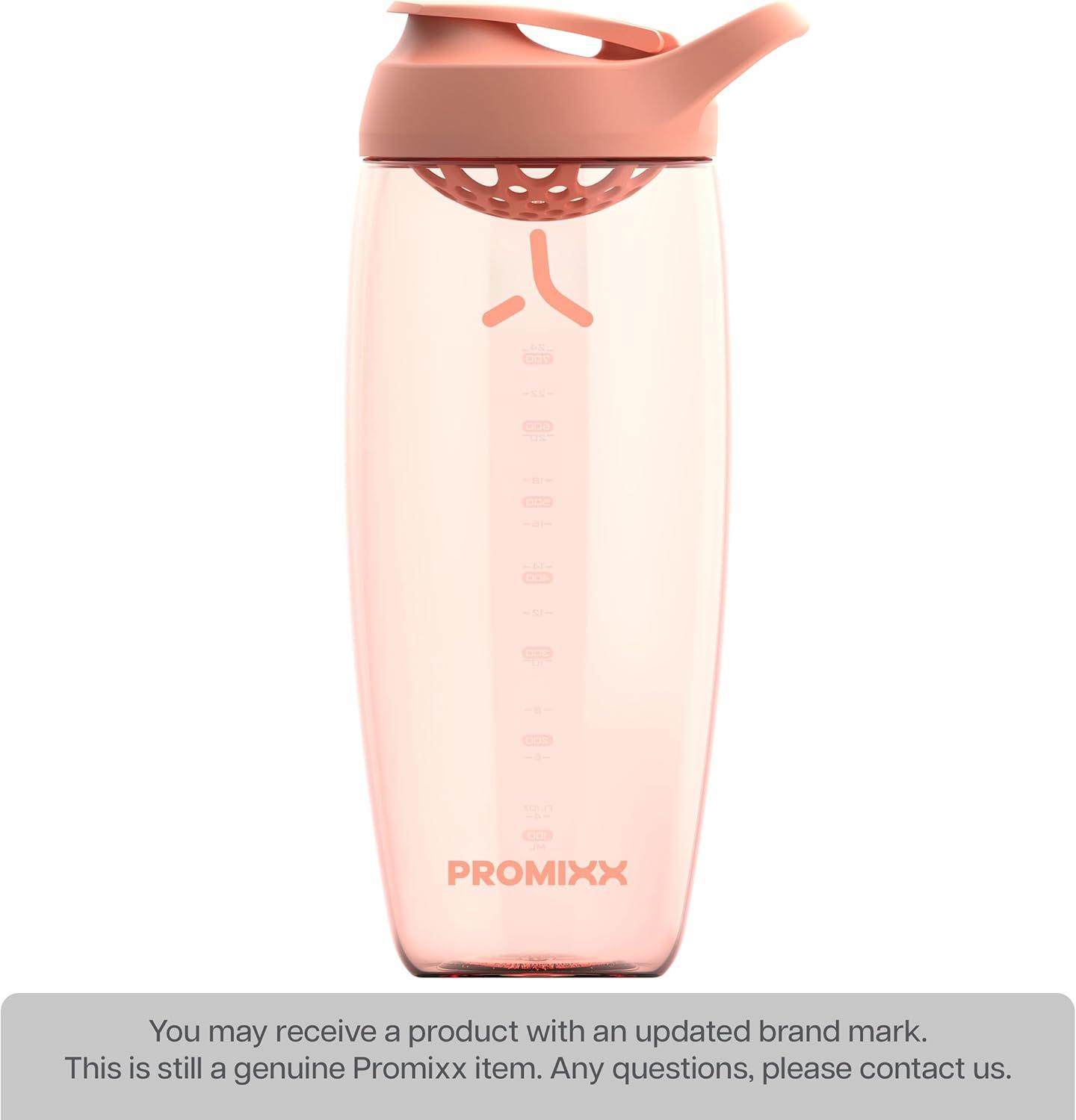 image:imagePromixx PURSUIT bouteille shaker de protines de qualit suprieure pour shakes complmentaires facile nettoyer et durable 950 ml Bleu NuitCorail