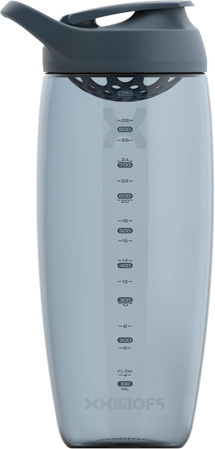 image:imagePromixx PURSUIT bouteille shaker de protines de qualit suprieure pour shakes complmentaires facile nettoyer et durable 950 ml Bleu NuitCorail