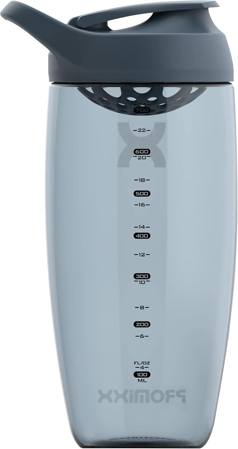 image:imagePromixx PURSUIT bouteille shaker de protines de qualit suprieure pour shakes complmentaires facile nettoyer et durable 950 ml Bleu NuitNoir