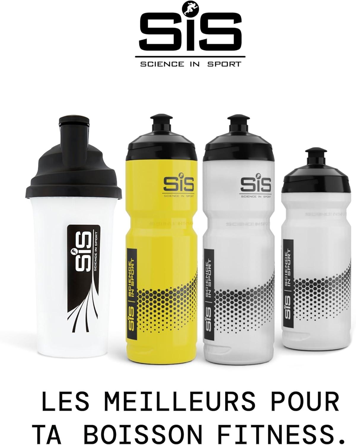 image:imageScience in Sport Bouteille de Boisson Jaune 800ml Avec Systme de Mlange Facile Unique Bouteille dEau pour Vlo Fitness Randonne et Travail Lavable au LaveVaisselleJaune