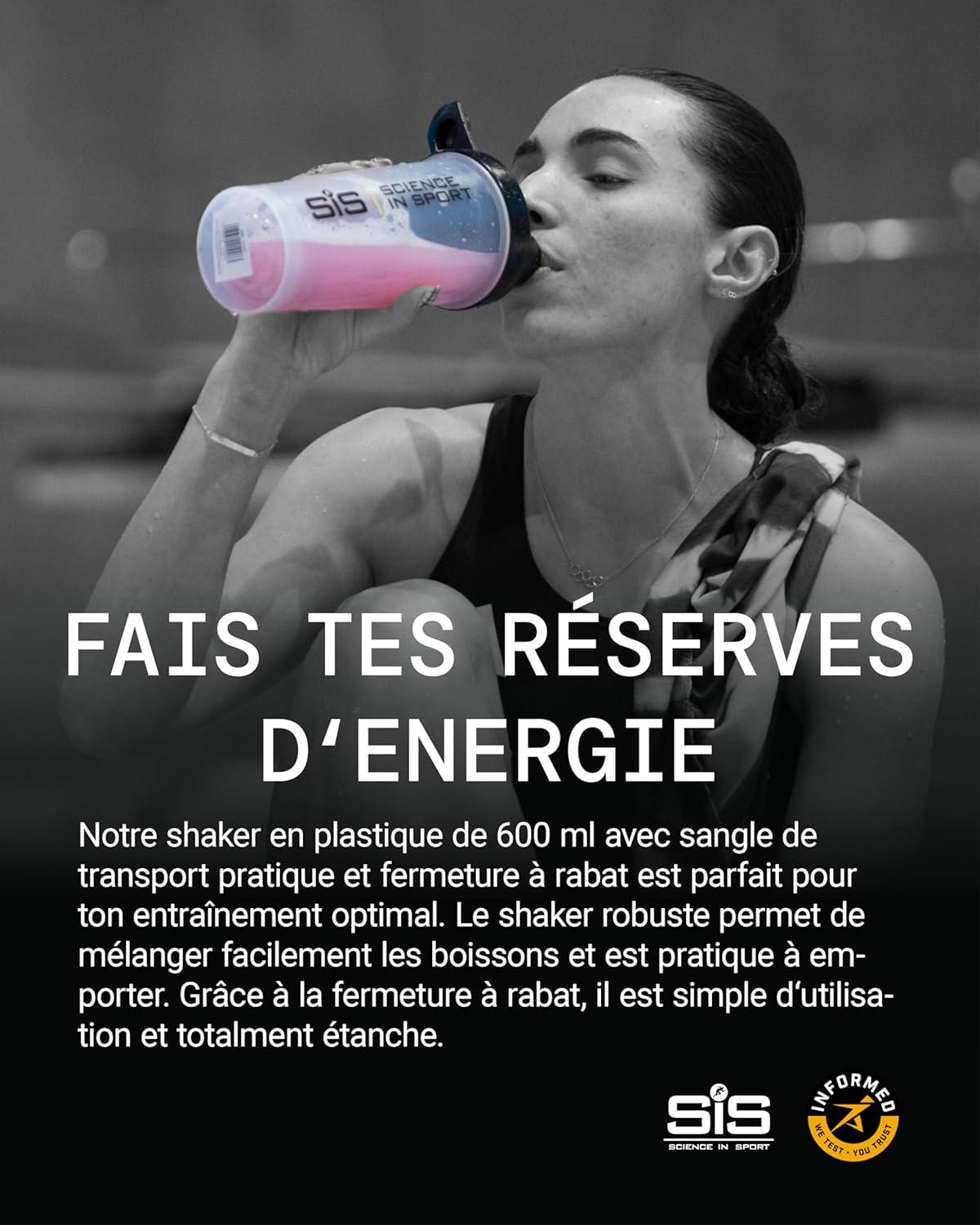 image:imageScience in Sport Bouteille de Boisson Jaune 800ml Avec Systme de Mlange Facile Unique Bouteille dEau pour Vlo Fitness Randonne et Travail Lavable au LaveVaisselleNoir Shaker