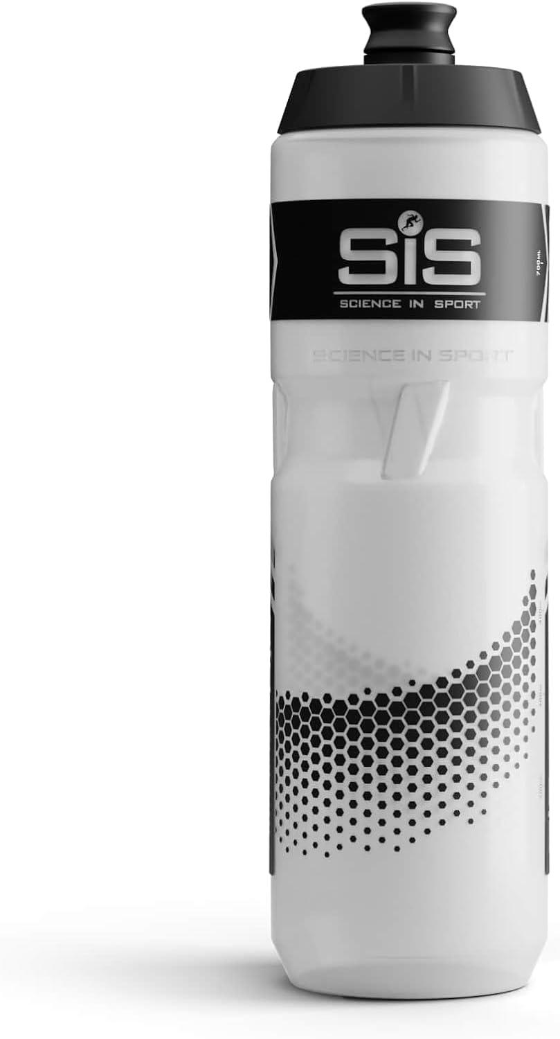 image:imageScience in Sport Bouteille de Boisson Jaune 800ml Avec Systme de Mlange Facile Unique Bouteille dEau pour Vlo Fitness Randonne et Travail Lavable au LaveVaisselleNoir