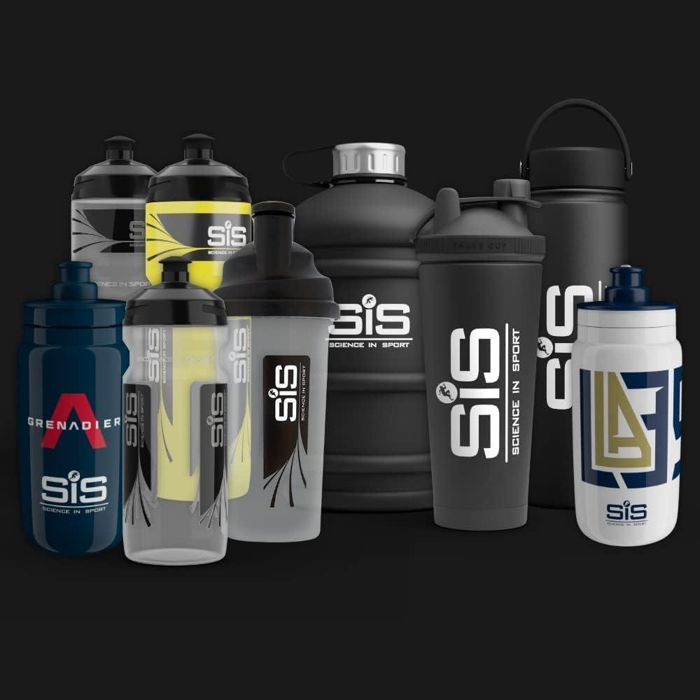 image:imageScience in Sport Bouteille de Boisson Jaune 800ml Avec Systme de Mlange Facile Unique Bouteille dEau pour Vlo Fitness Randonne et Travail Lavable au LaveVaisselleNoir